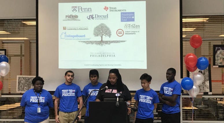 Students participate in the GEAR UP program. Students participate in the GEAR UP program.