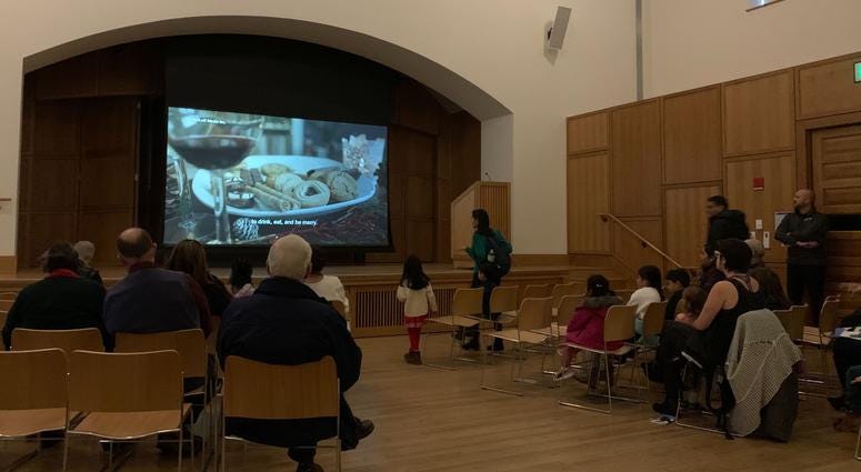 The Penn Museum hosted an educational event for young visitors about holiday celebrations across the globe. The Penn Museum hosted an educational event for young visitors about holiday celebrations across the globe.