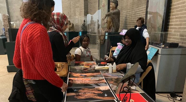 The Penn Museum hosted an educational event for young visitors about holiday celebrations across the globe. The Penn Museum hosted an educational event for young visitors about holiday celebrations across the globe.