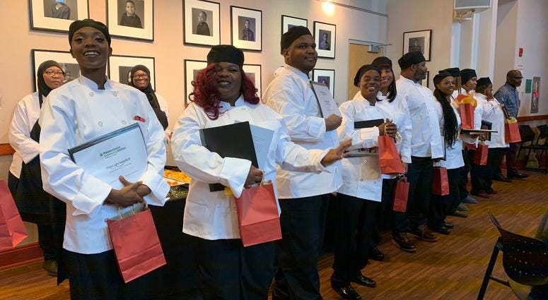 Graduates from Philabundance's Community Kitchen program. Graduates from Philabundance's Community Kitchen program.