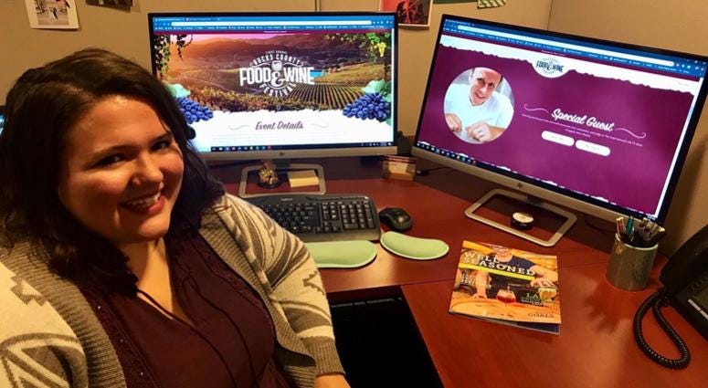 Emily Cummins, public relations manager for Visit Bucks County, says which restaurants are participating in the Bucks County Food and Wine Festival. Bucks County Food and Wine Festival