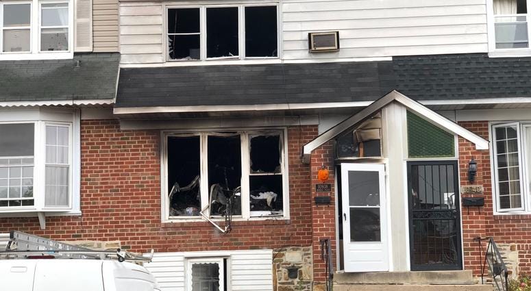 Two people were killed and two others are injured after fire broke out inside this home in Northeast Philly house overnight. Two people were killed and two others are injured after fire broke out inside this home in Northeast Philly house overnight.