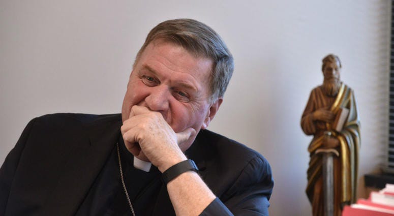 Cardinal Joseph W. Tobin at the Archdiocese in Newark NJ. Feb. 14, 2017. Cardinal Joseph W. Tobin at the Archdiocese in Newark NJ. Feb. 14, 2017.