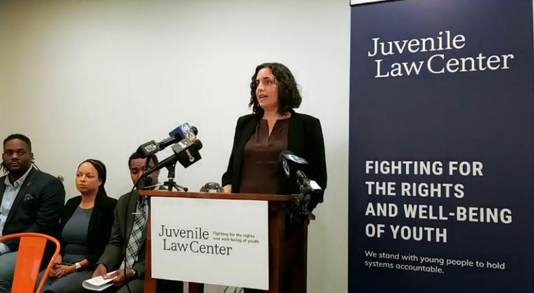 The Juvenile Law Center released a report Friday that brings children into the conversation of criminal justice reform. Press conference at the Juvenile Law Center.