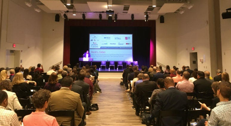 Businesses shared success stories about practical workforce development solutions at a "Roadmap for Growth" forum. Businesses shared success stories about practical workforce development solutions at a Roadmap for Growth forum.