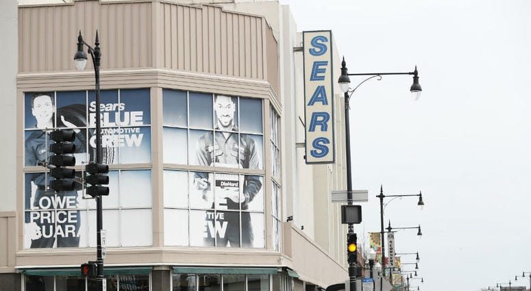 A Sears store in the Chicago area A Sears store in the Chicago area