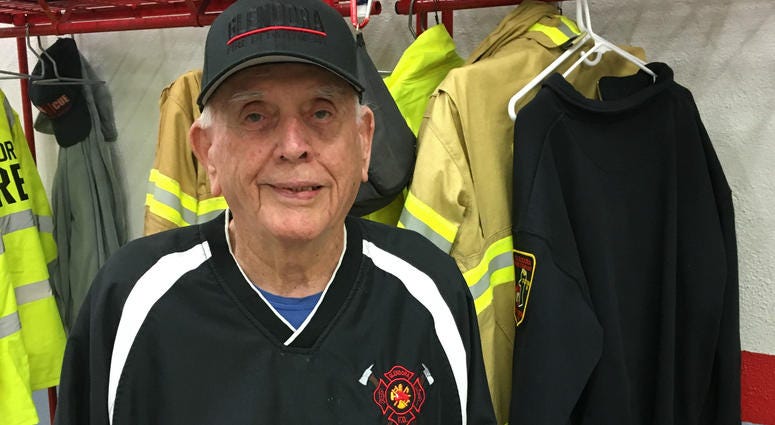Syl McNamee has been with the Glendora Fire Company in Gloucester Township for 51 years. Syl McNamee