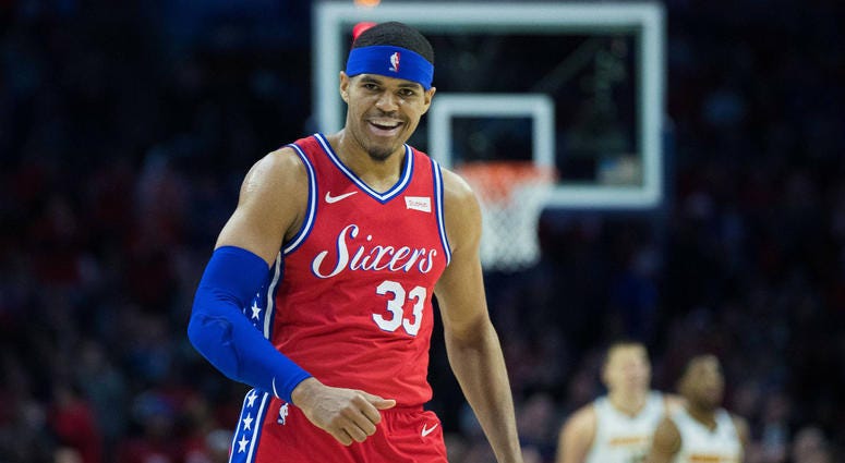 Philadelphia 76ers forward Tobias Harris Philadelphia 76ers forward Tobias Harris
