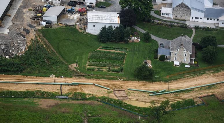Construction for the Sunoco Mariner East pipeline continues in South Lebanon Township. Construction for the Sunoco Mariner East pipeline continues in South Lebanon Township.
