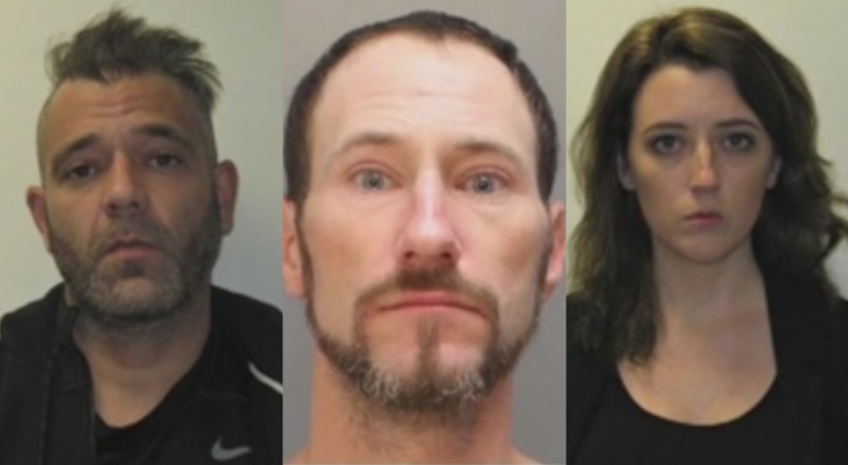 Johnny Bobbitt, Kate McClure and Mark D’Amico have been arrested. Johnny Bobbitt, Kate McClure and Mark D’Amico