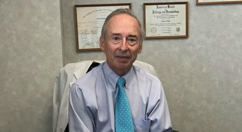Dr. Albert Rohr is the chief of allergy at Main Line Health. Dr. Albert Rohr is the chief of allergy at Main Line Health.