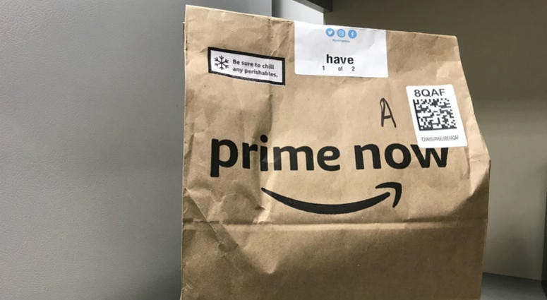 Amazon Prime Members in the Philadelphia area can get Whole Foods groceries delivered for free within in two hours. Amazon Prime Now delivery