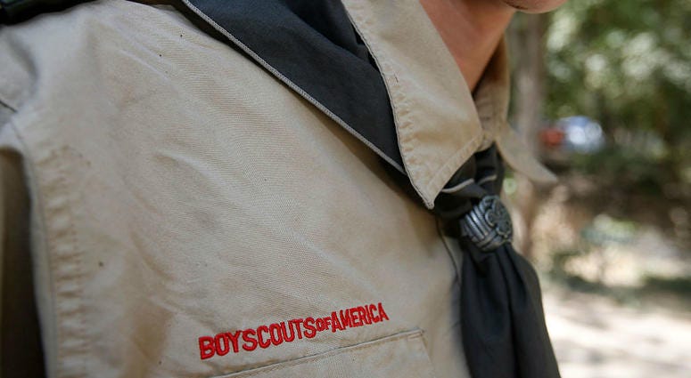 A Boy Scout attends camp Maple Dell on July 31, 2015 outside Payson, Utah. A Boy Scout attends camp Maple Dell on July 31, 2015 outside Payson, Utah.