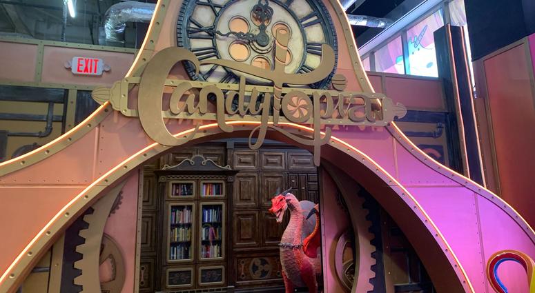 Entrance to Candytopia. Entrance to Candytopia.
