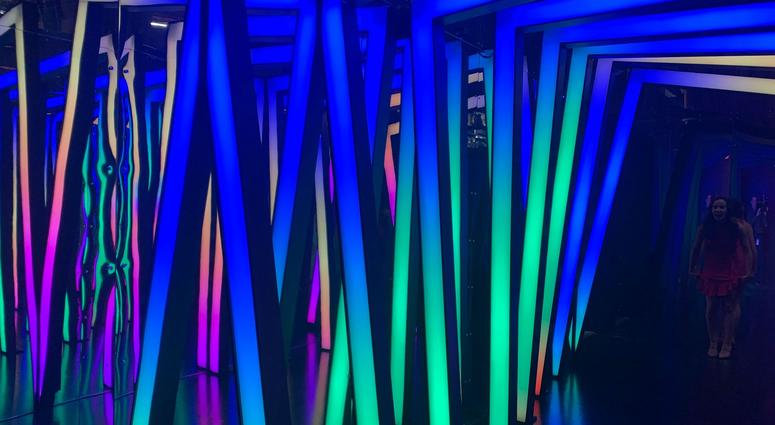 A colorful passageway in Candytopia. A colorful passageway in Candytopia.