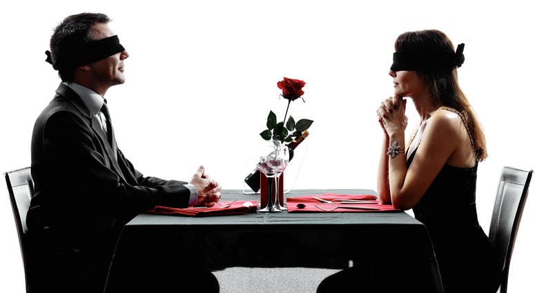 Well this will go down as your worst blind date ever. Well this will go down as your worst blind date ever.