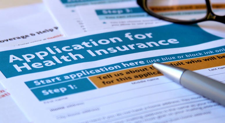 Documents related to application for health insurance health insurance