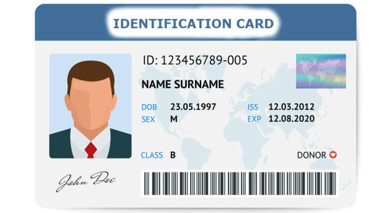 Identification Card ID Card Generic