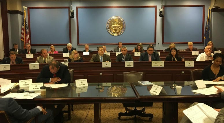 The House Labor and Industry committee is shown meeting Monday morning. The House Labor and Industry committee is shown meeting Monday morning.