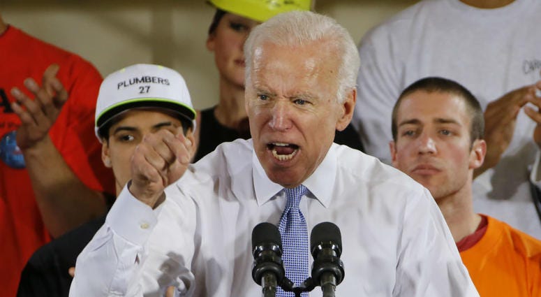In this March 6, 2018 file photo, former Vice President Joe Biden speaks at a rally in Collier, Pa. In this March 6, 2018 file photo, former Vice President Joe Biden speaks at a rally in Collier, Pa.