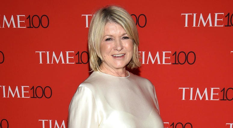 In this April 24, 2018, file photo, Martha Stewart attends the Time 100 Gala celebrating the 100 most influential people in the world in New York. In this April 24, 2018, file photo, Martha Stewart attends the Time 100 Gala celebrating the 100 most influential people in the world in New York.