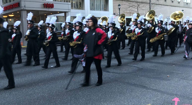 Marching band at the 2018 Thanksgiving Day Parade Marching band at the 2018 Thanksgiving Day Parade