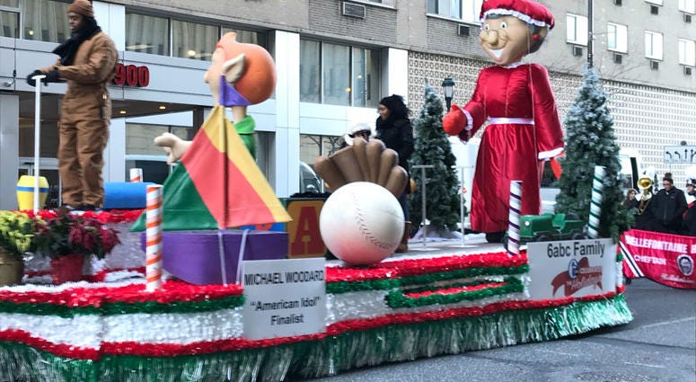 American Idol finalist Michael Woodard at the 2018 Thanksgiving Day Parade American Idol finalist Michael Woodard at the 2018 Thanksgiving Day Parade
