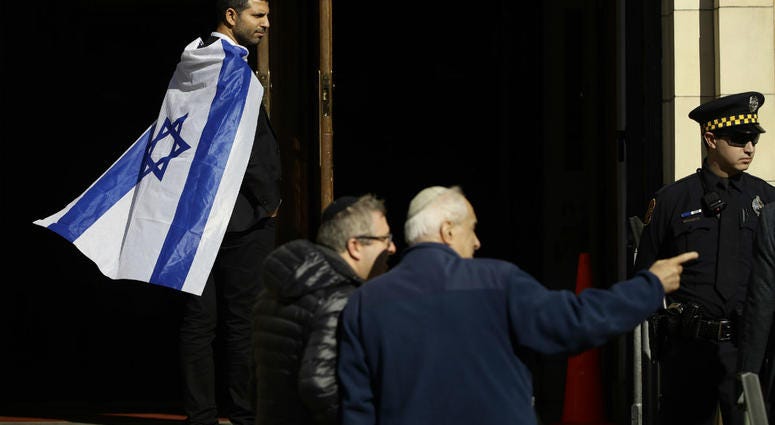Mourners gather outside Rodef Shalom Congregation during the funeral services for brothers Cecil and David Rosenthal, Tuesday, Oct. 30, 2018, in Pittsburgh. Mourners gather outside Rodef Shalom Congregation during the funeral services for brothers Cecil and David Rosenthal, Tuesday, Oct. 30, 2018, in Pittsburgh.