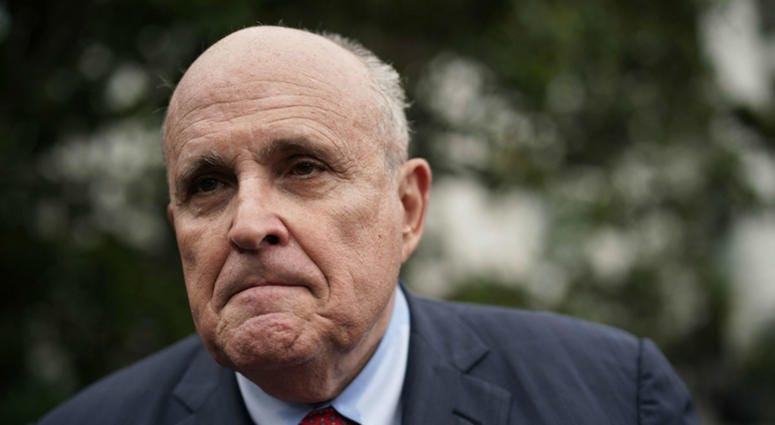 Rudy Giuliani said Wednesday that he never denied President Donald Trump's campaign colluded with the Russian government during the 2016 campaign, only that the President himself was not involved in collusion. Rudy Giuliani