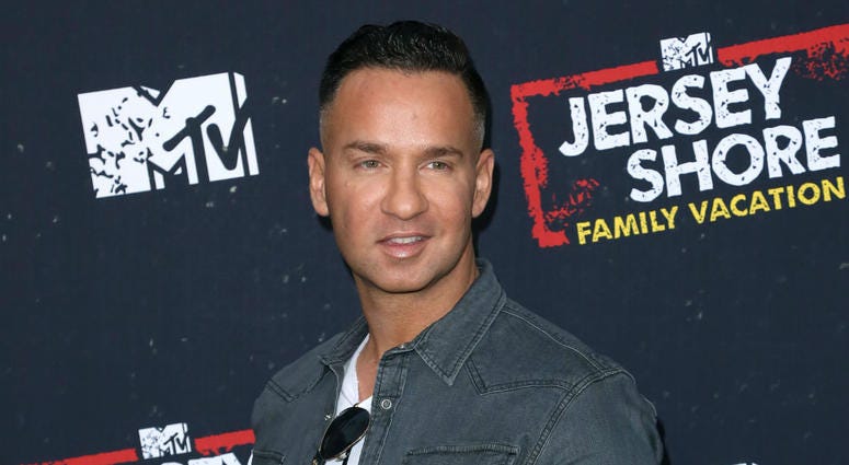 In this March 29, 2018 file photo, Mike "The Situation" Sorrentino arrives at the "Jersey Shore Family Vacation" premiere in Los Angeles. In this March 29, 2018 file photo, Mike "The Situation" Sorrentino arrives at the "Jersey Shore Family Vacation" premiere in Los Angeles.