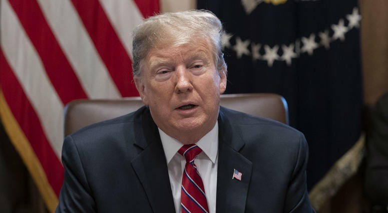 President Donald J. Trump participates in a Cabinet Meeting, February 12, 2019 at the White House in Washington, DC. President Donald J. Trump participates in a Cabinet Meeting, February 12, 2019 at the White House in Washington, DC.