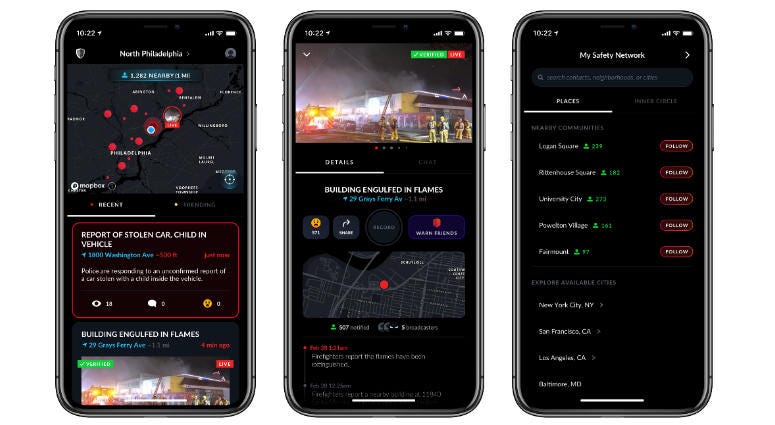 The Citizen app provides instant information to potential crimes or dangerous scenarios happening near you. Citizen app