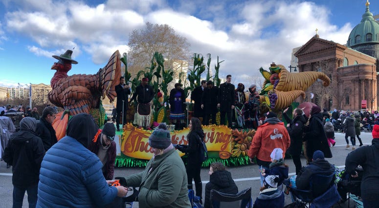 International vocal quartet Il Divo ride along in the Philadelphia Thanksgiving Day Parade. International vocal quartet Il Divo ride along in the Philadelphia Thanksgiving Day Parade.
