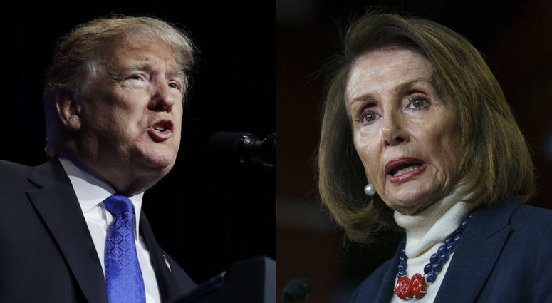 From left: President Donald Trump; House Speaker Nancy Pelosi From left: President Donald Trump; House Speaker Nancy Pelosi