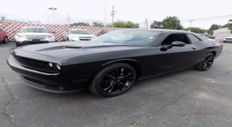 Authorities are searching for the driver of a gray Dodge Challenger sedan, who hit and severely injured a Philadelphia man along Broad Street in the early morning on Sept. 4, 2019. Dodge Challenger