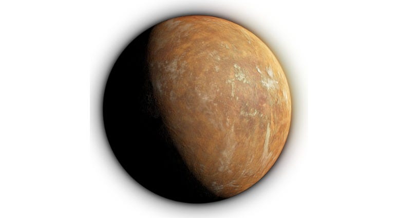 A view of "Super Earth," which orbits Barnard's Star, nearly seven light-years from Earth. A view of "Super Earth," which orbits Barnard's Star, nearly seven light-years from Earth.