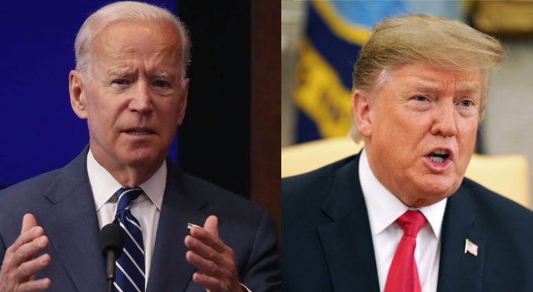 Joe Biden and Donald Trump Joe Biden and Donald Trump