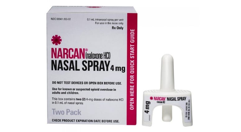 New Jersey health officials are distributing free Narcan at participating pharmacies on June 18, 2019. Narcan