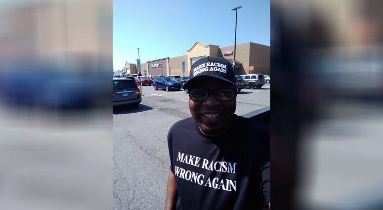 Jamal Lewis wore a "Make Racism Wrong Again" outfit to a Johnstown Walmart, and he received some surprising reactions. Jamal Lewis