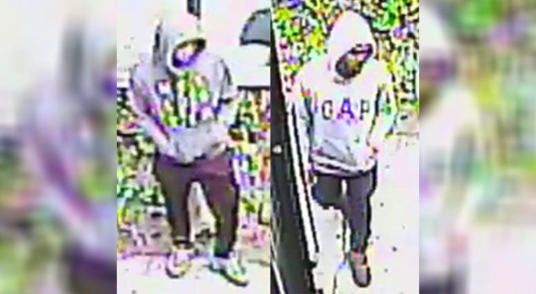 A still from a video by the Philadelphia Police Department shows the two suspects wanted for shooting a train conductor on May 10, 2019 along the Chestnut Hill West Line. Suspects in SEPTA shooting