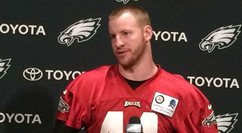 Eagles quarterback Carson Wentz vows to play it safe as he continues his long road back from a knee injury. Eagles quarterback Carson Wentz