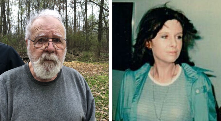 William Korzon (left) is shown outside the courthouse in Thursday; Gloria Korzon (right) is shown c. 1981. From left: William Korzon and Gloria Korzon