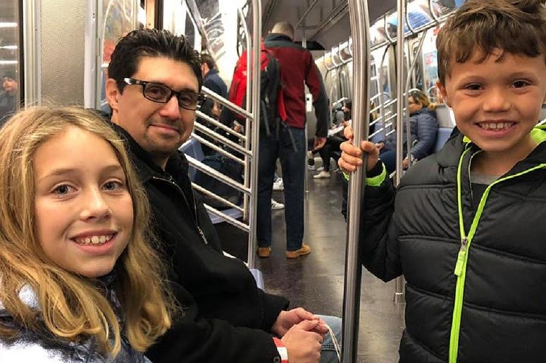Riding on the Subway. Joseph loved it! He was pretending to be the conductor. Riding on the Subway. Joseph loved it! He was pretending to be the conductor.