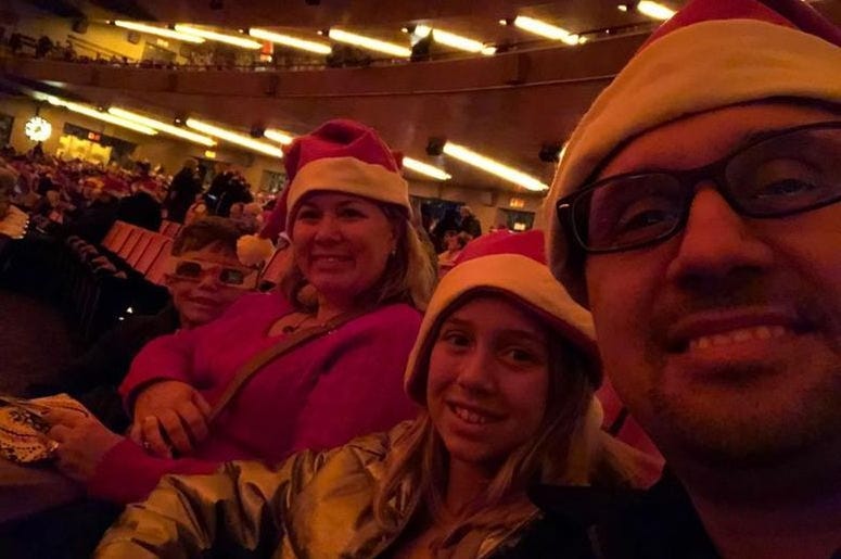 Getting ready for the Radio City Rockettes! Getting ready for the Radio City Rockettes!