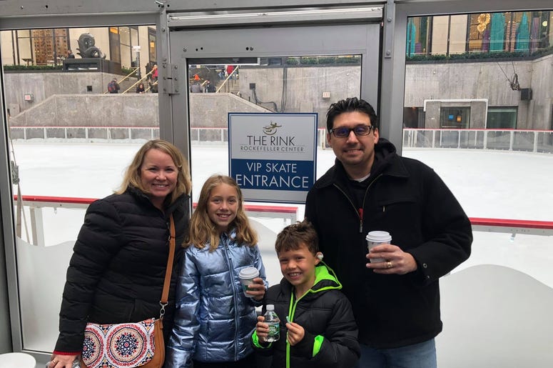Audra and Sofia skated at Rockefeller Center. What a great time watching them! Audra and Sofia skated at Rockefeller Center. What a great time watching them!