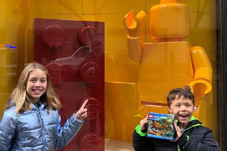 Of course we had to make a stop at the Lego Store Of course we had to make a stop at the Lego Store