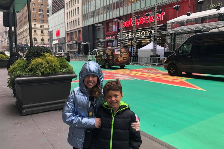 On 34th Street where the Thanksgiving Day Parade is held On 34th Street where the Thanksgiving Day Parade is held
