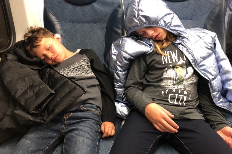 That's what a day in New York City will do to you That's what a day in New York City will do to you