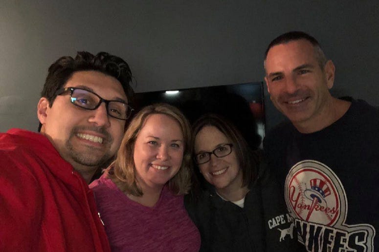 With our friends Mike and Stacey. They're always loads of fun! With our friends Mike and Stacey. They're always loads of fun!