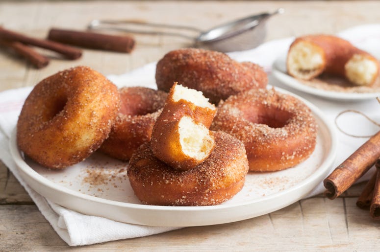 plate of donuts